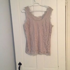 Lace tank